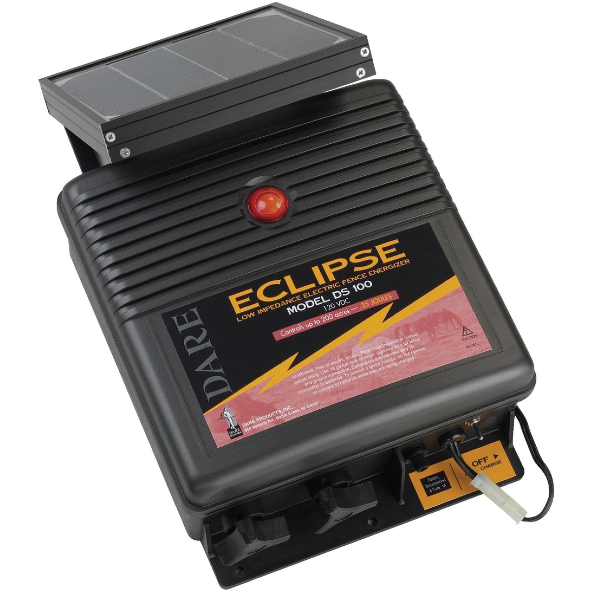 Dare Eclipse 100-Acre Electric Fence Charger