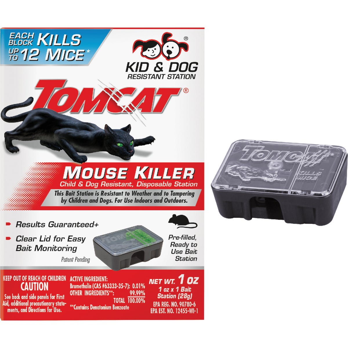 Tomcat Mouse Killer Disposable Mouse Bait Station (1-Pack)