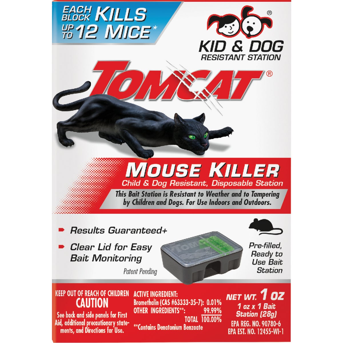 Tomcat Mouse Killer Disposable Mouse Bait Station (1-Pack)