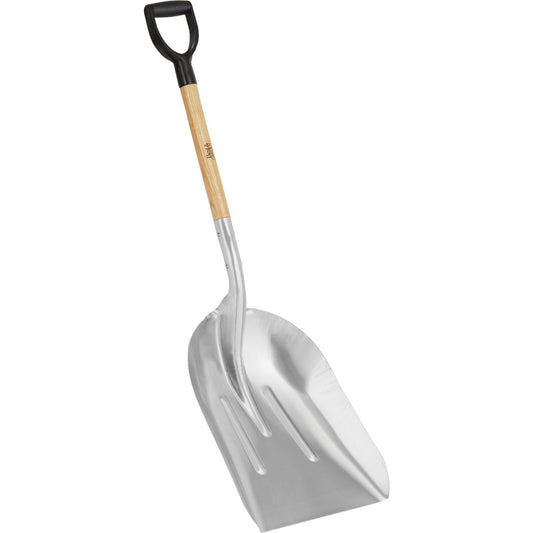 Do it 28.25 In. Wood D-Grip Handle #14 Aluminum Scoop Shovel