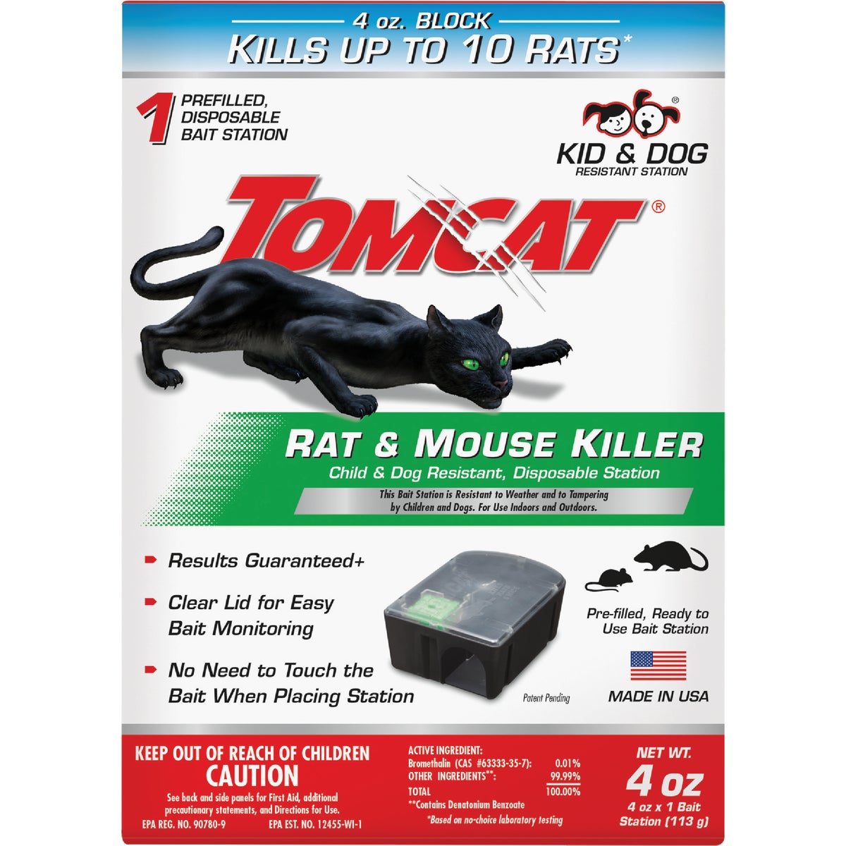 Tomcat Disposable Rat & Mouse Bait Station (1-Pack)