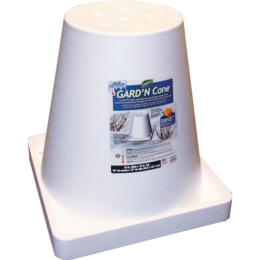 Gardeneer Styrofoam White 18 In. Rose Cone