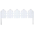 Dackers 6 In. H. x 22.25 In. L. White Resin Flexible Landscape Edging
