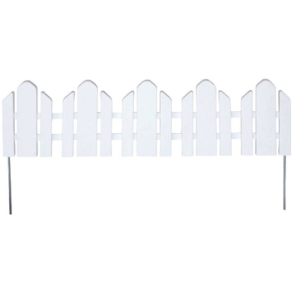 Dackers 6 In. H. x 22.25 In. L. White Resin Flexible Landscape Edging