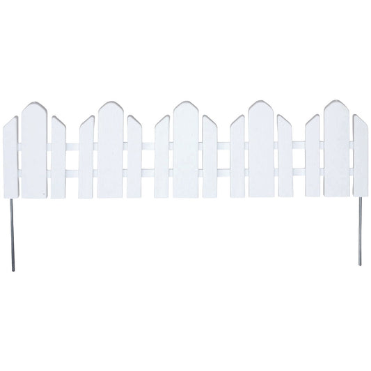 Dackers 6 In. H. x 22.25 In. L. White Resin Flexible Landscape Edging