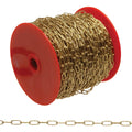 Campbell #5 82 Ft. Brass-Plated Metal Craft Chain