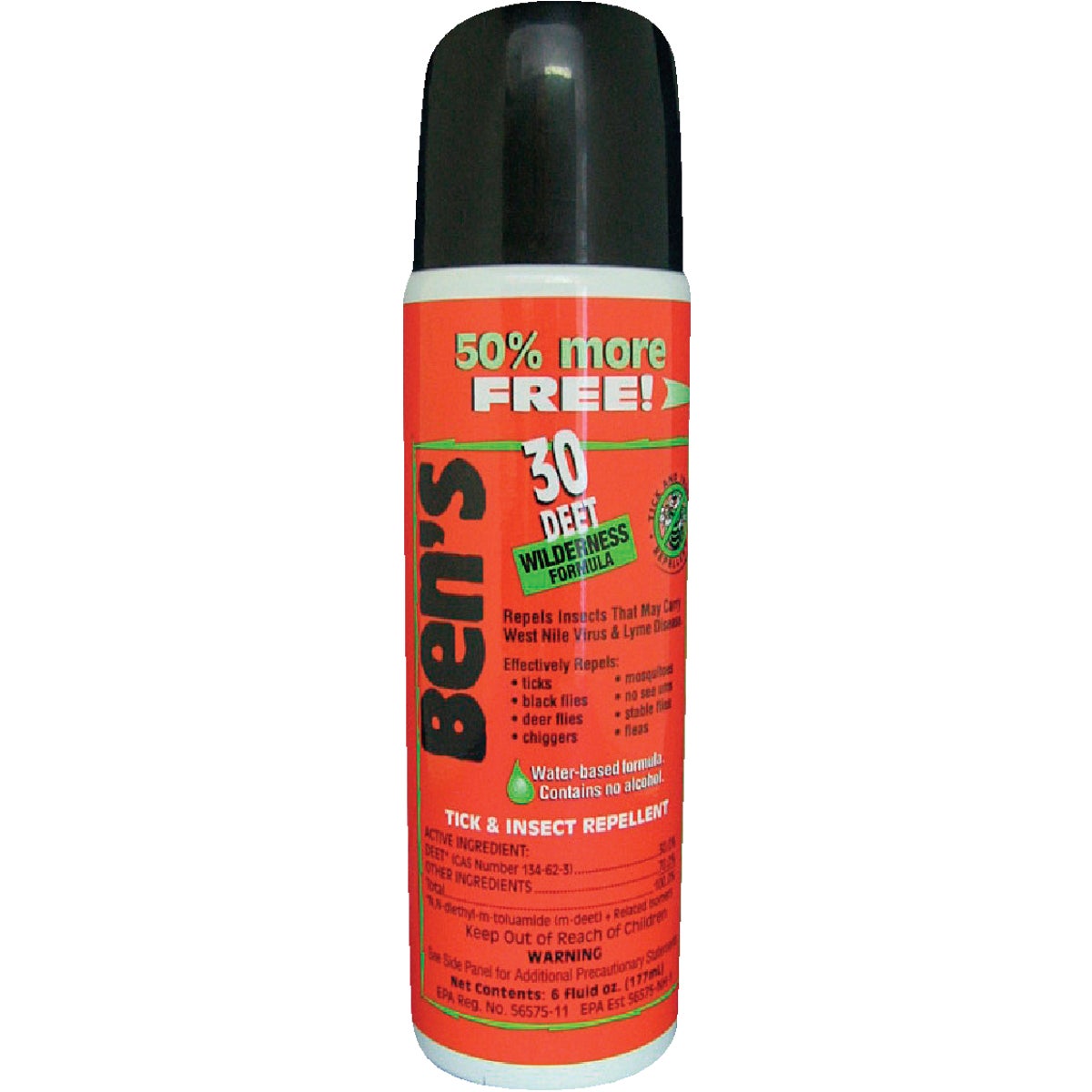 Ben's 30% Deet 6 Oz. Insect Repellent Aerosol Spray