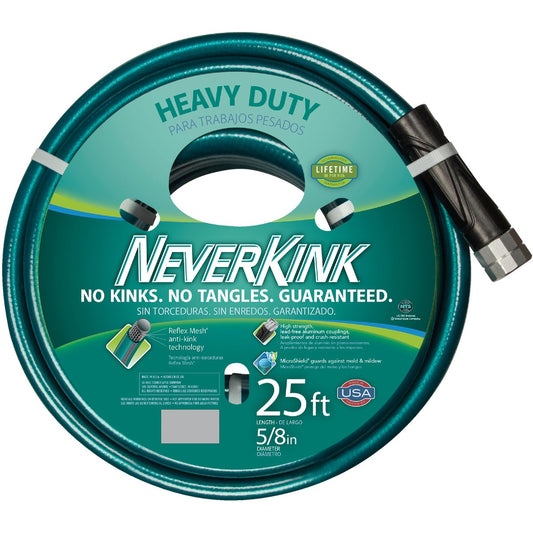 Neverkink 5/8 In. Dia. x 25 Ft. L. Heavy-Duty Garden Hose