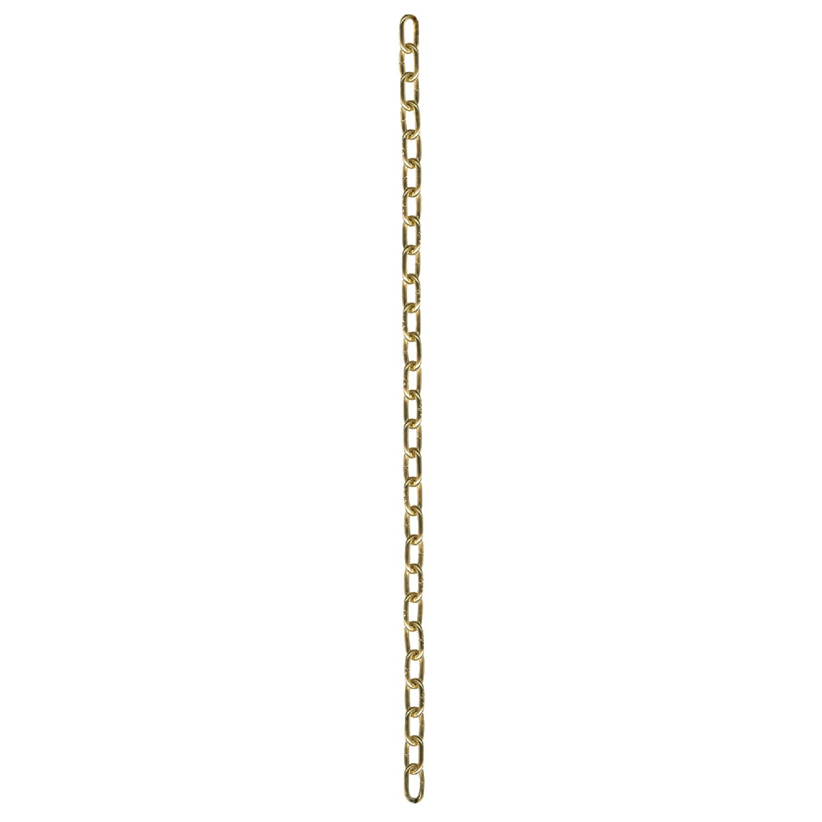 Campbell #3 164 Ft. Brass-Plated Metal Craft Chain