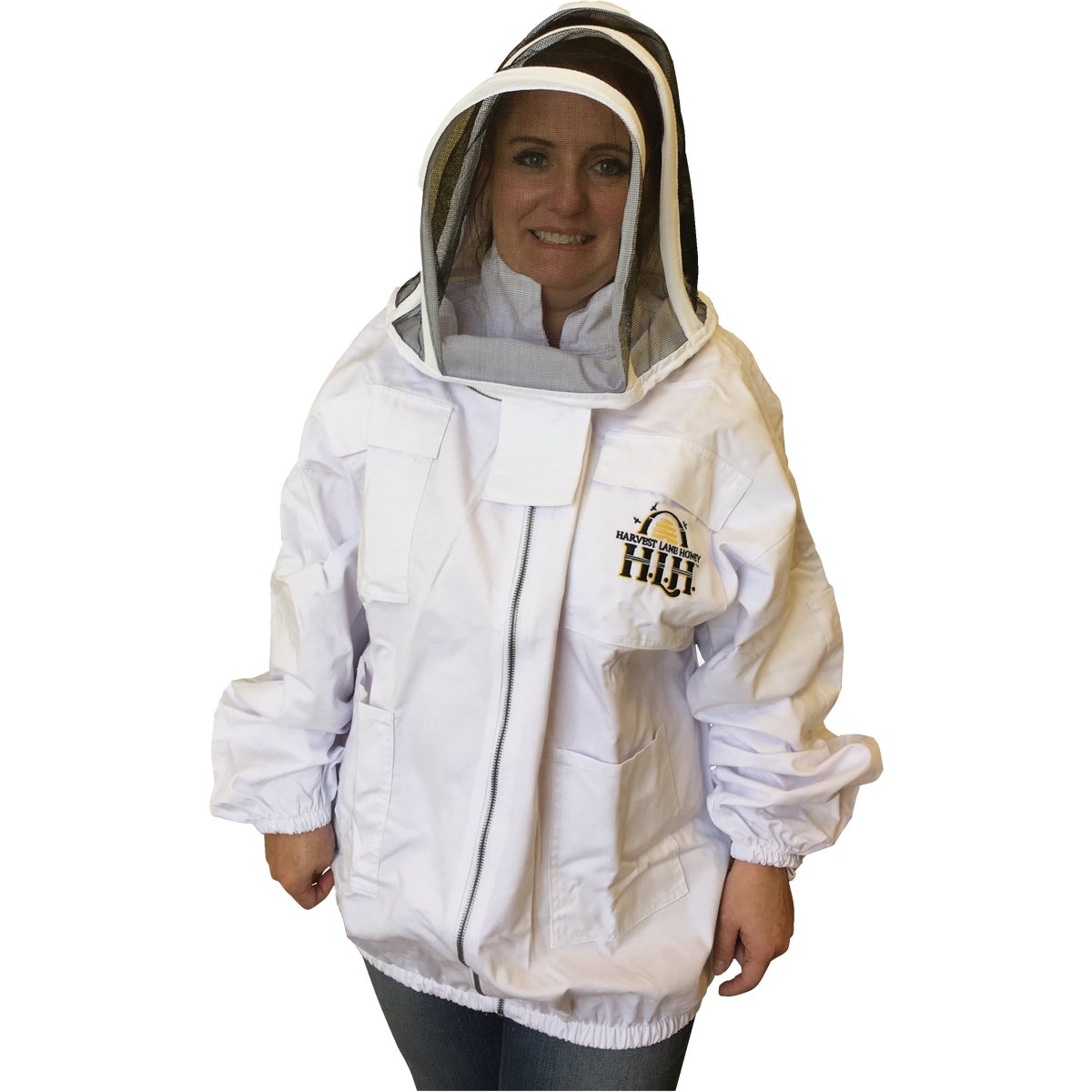 Harvest Lane Honey Large Polyester & Cotton Blend Beekeeping Jacket