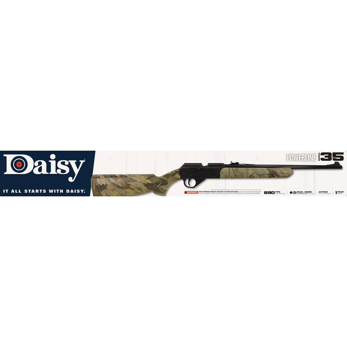 Daisy 35 .177 Cal. Pneumatic Pump Dual Ammo Air Gun