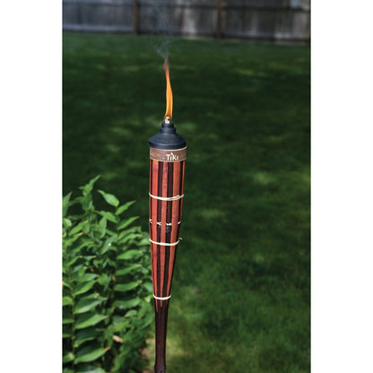 Tiki Royal Polynesian 5 Ft. Brown Bamboo Patio Torch
