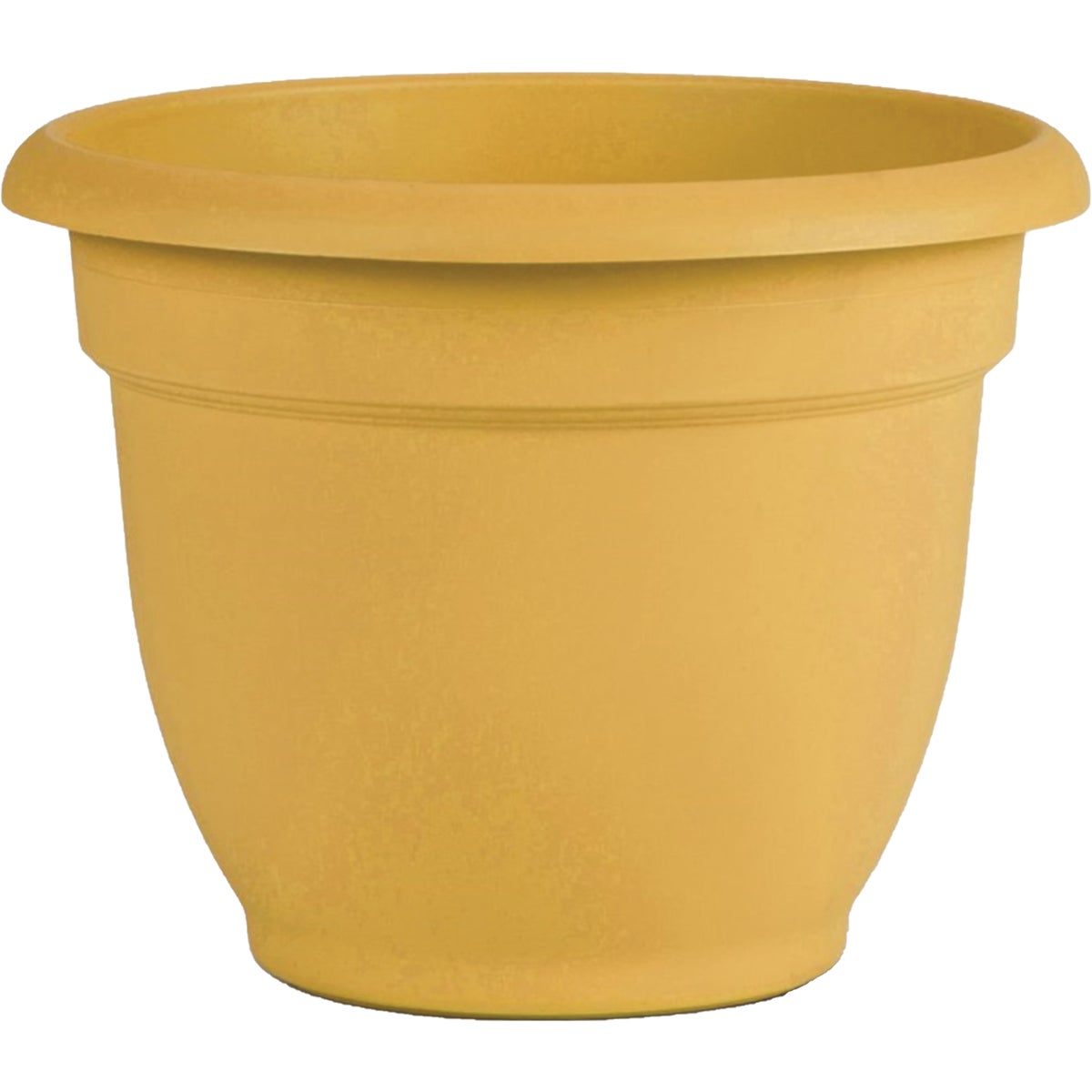 Bloem Ariana 6.5 In. H. x 6 In. Dia. Plastic Self Watering Earthy Yellow Planter