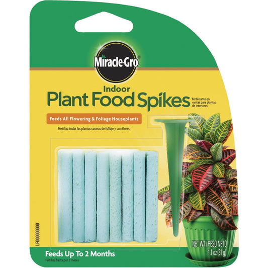 Miracle-Gro 6-12-6 Indoor Plant Food Fertilizer Spikes (24-Pack)