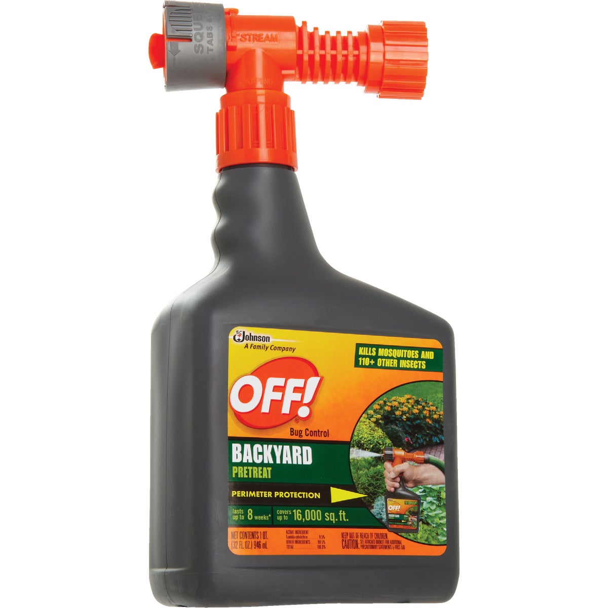 OFF! Bug Control Backyard Protection 32 Oz. Ready To Spray Hose End Insect Killer