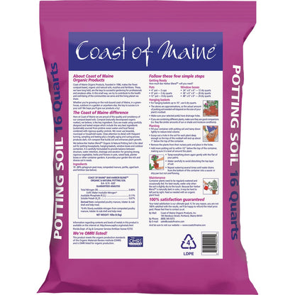 Coast of Maine Bar Harbor Blend 16 Qt. Organic Potting Soil