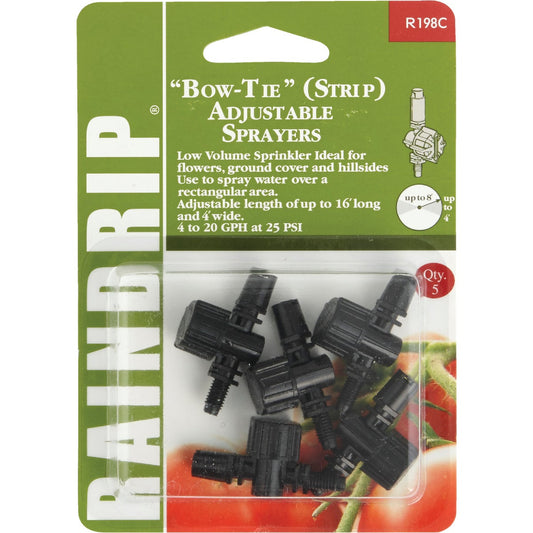 Raindrip Bow Tie Adjustable Sprinkler Head Sprayer (5-Pack)