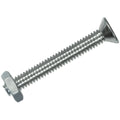 Hillman #10 24 tpi 3/4 In. Flat Head Machine Screw with Nut (10 Ct.)