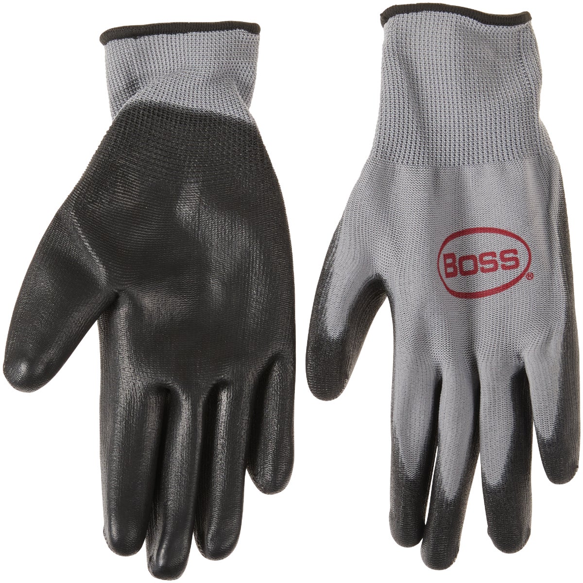 Boss Tactile Grip Men's Large Nitrile Coated Glove (10-Pack)