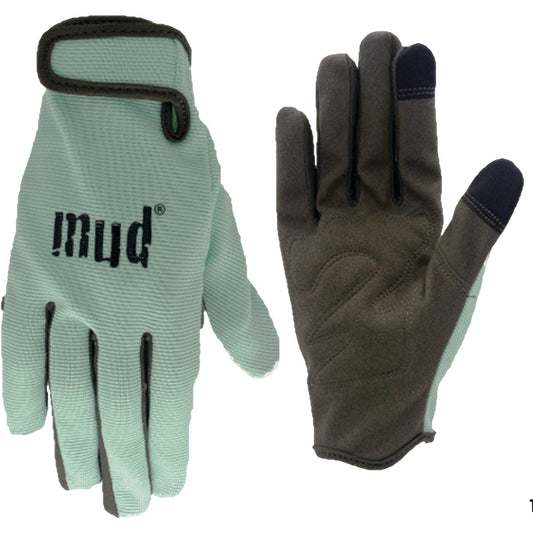 Mud Women's Small/Medium Synthetic Leather Mint Garden Glove