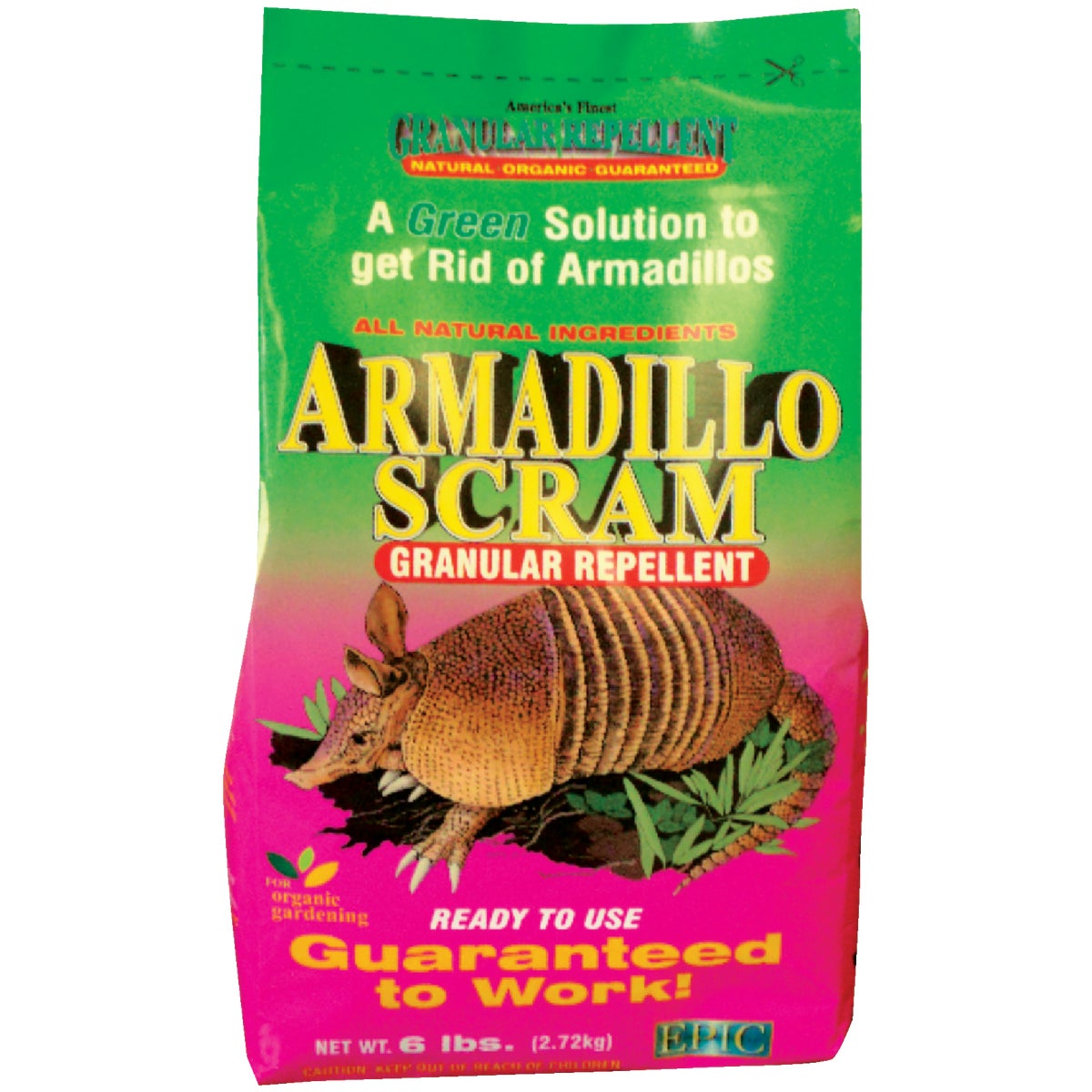 Armadillo Scram 6 Lb. Granular Organic Armadillo Repellent