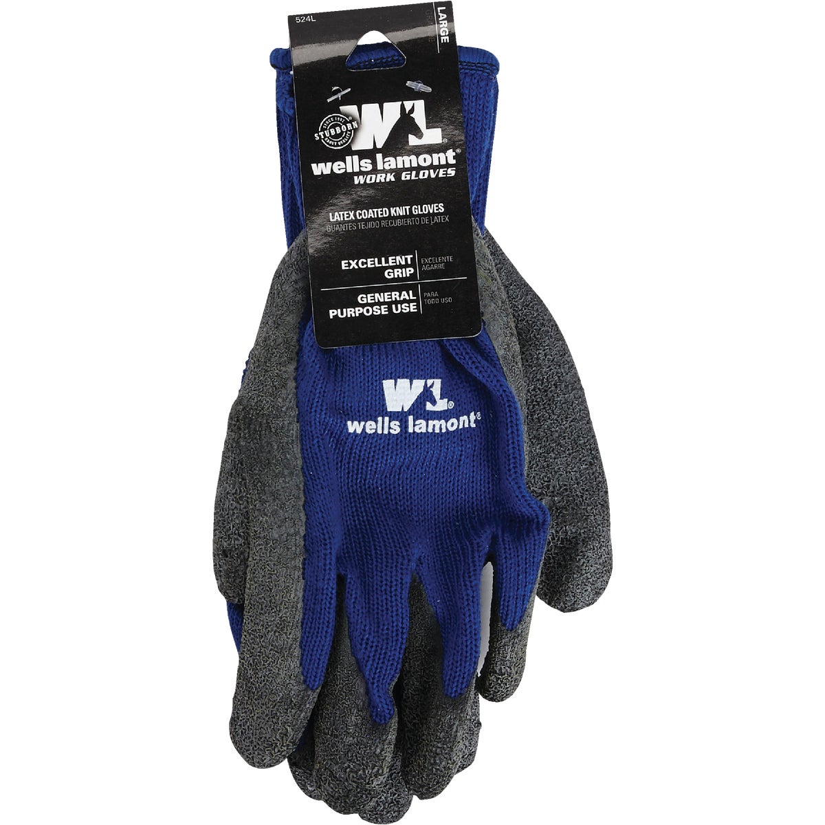 Wells Lamont Men's Large Latex Coated Glove