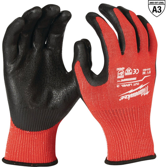 Milwaukee Unisex Medium Cut 3 Dipped Work Glove