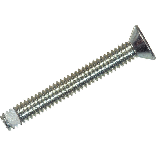 Hillman #10 24 tpi 2 In. Flat Head Machine Screw with Nut (5 Ct.)