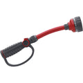 Orbit Pro Flo 14 In. 7-Pattern D-Grip Water Wand, Red & Black