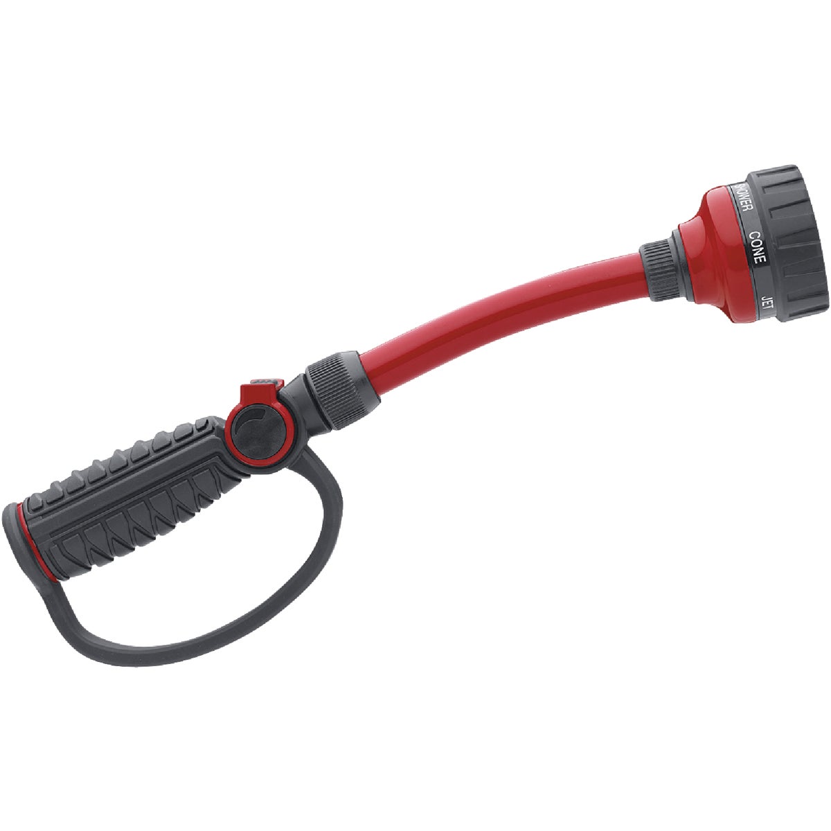 Orbit Pro Flo 14 In. 7-Pattern D-Grip Water Wand, Red & Black