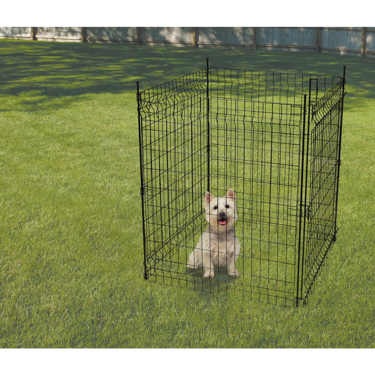 Best Garden 36 In. W. x 44 In. H. Black Powder-Coated Steel Multi Purpose Fence Panel