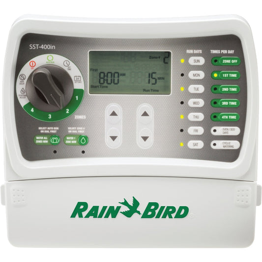 Rain Bird 4-Station Indoor Plug-In Irrigation Sprinkler Timer