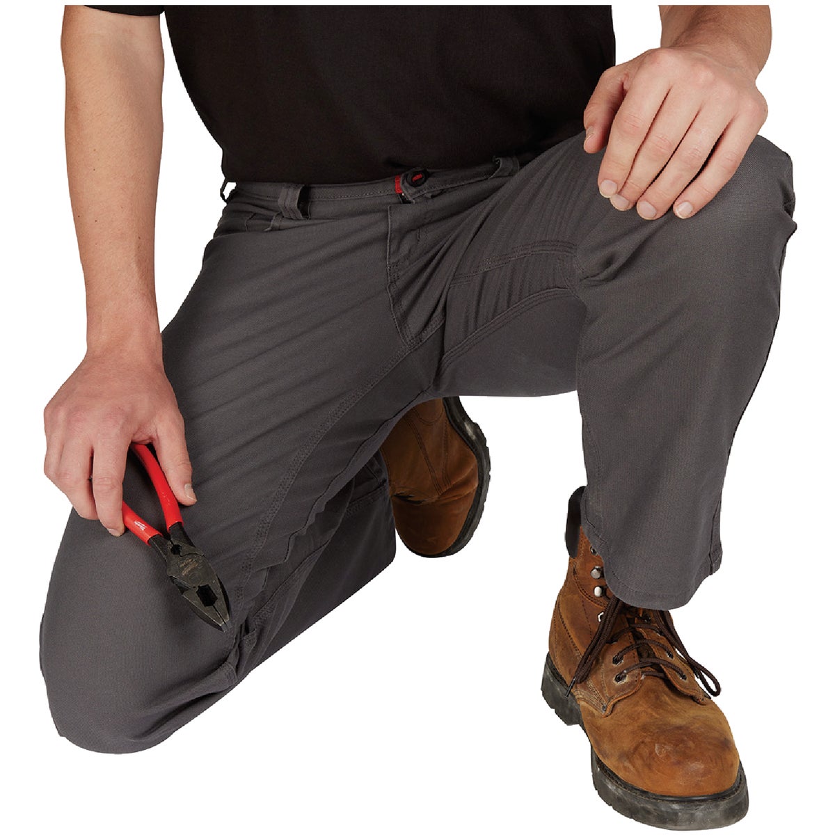 Milwaukee Flex Gray 32 x 34 Heavy-Duty Work Pants