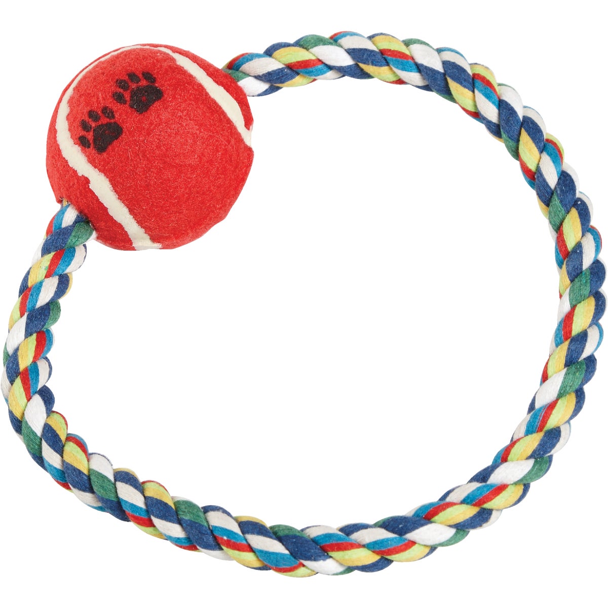 Smart Savers 7 In. Tug Rope Ring Dog Toy