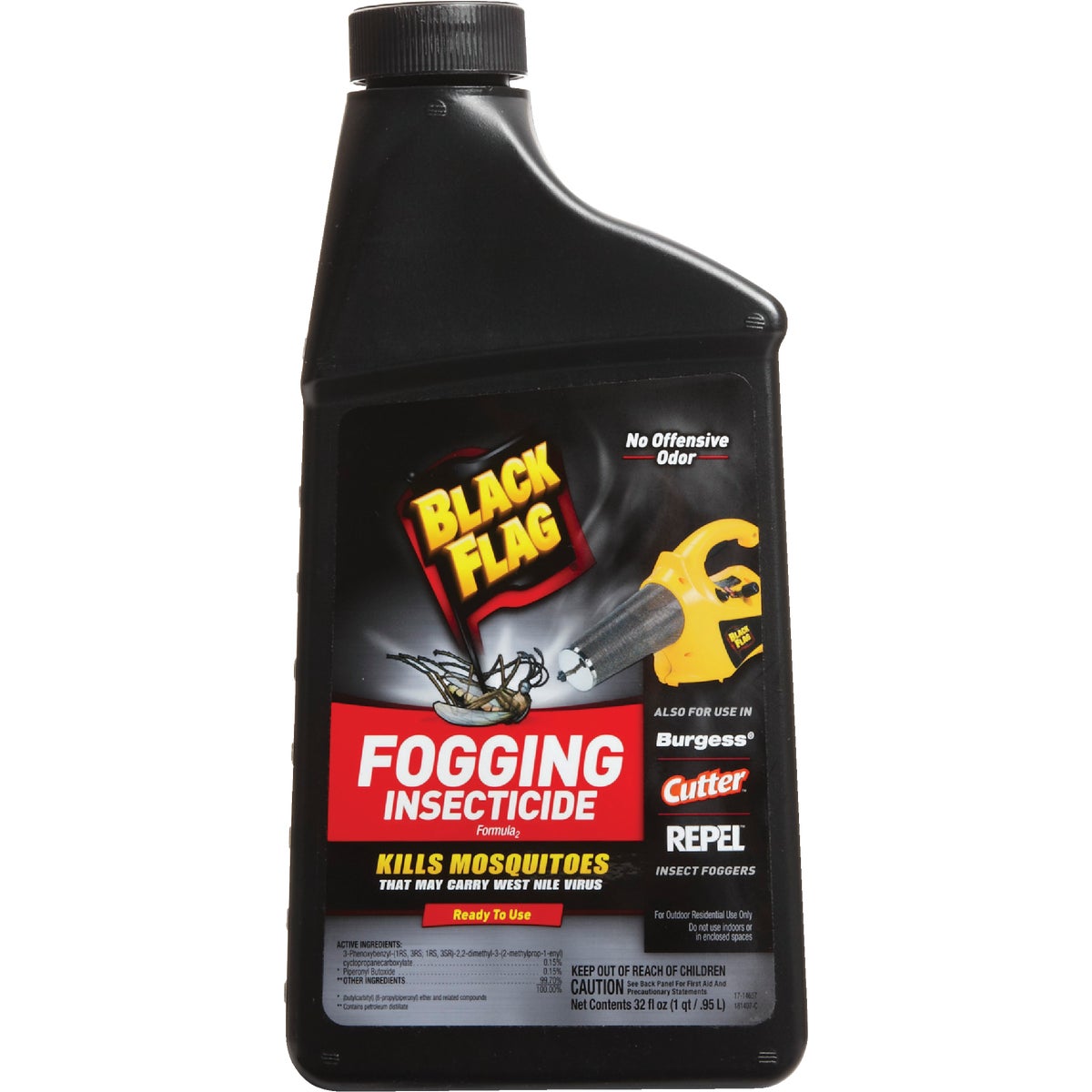 Black Flag 32 Oz. 1/2-Acre Coverage Outdoor Fogger Insecticide