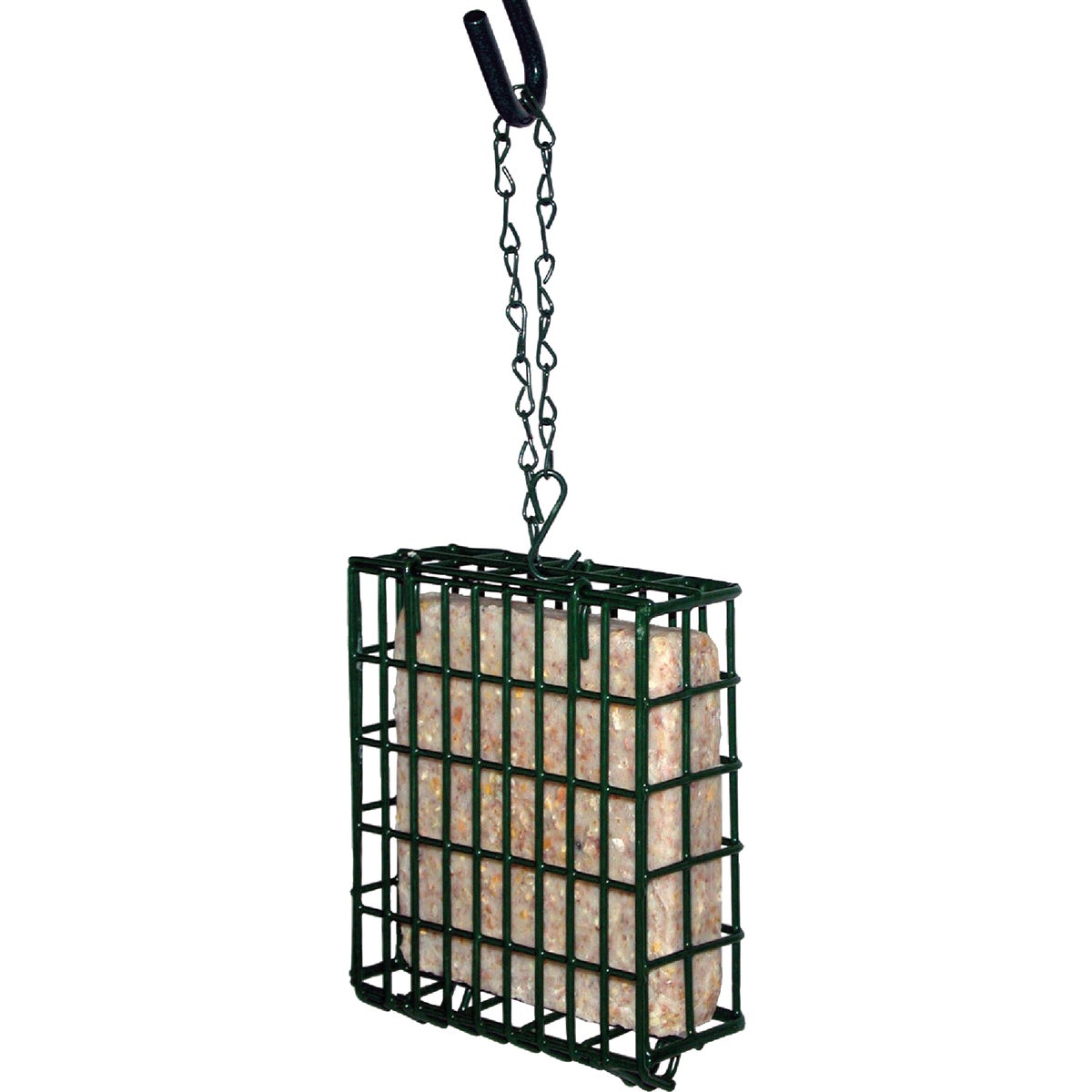 Stokes Select Green 1-Cake Steel Suet Feeder