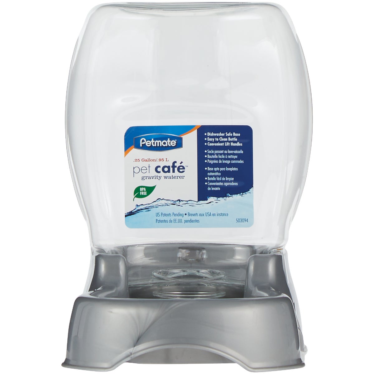 Petmate Pet Caf 0.25 Gal. Automatic Pet Waterer