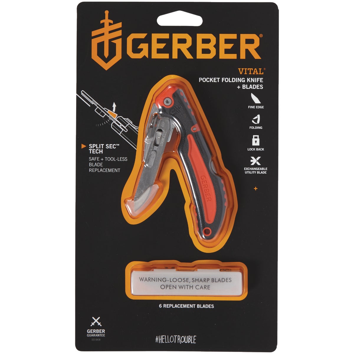 Gerber Vital 1-Blade 3 In. Pocket Knife