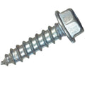 Hillman #6 x 1/2 In. Slotted Hex Washer Head Chrome Sheet Metal Screw (15 Ct.)
