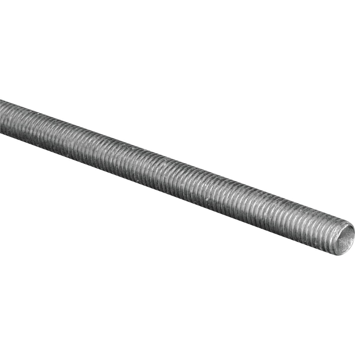 HILLMAN Steelworks 1/4 In. x 1 Ft. Steel Threaded Rod