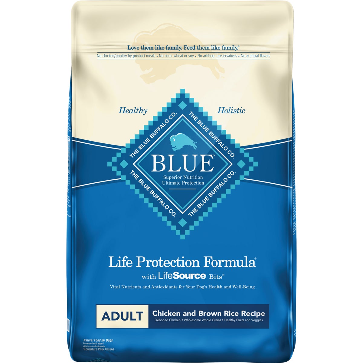 Blue Buffalo Life Protection Formula 15 Lb. Chicken & Brown Rice Dry Adult Dog Food