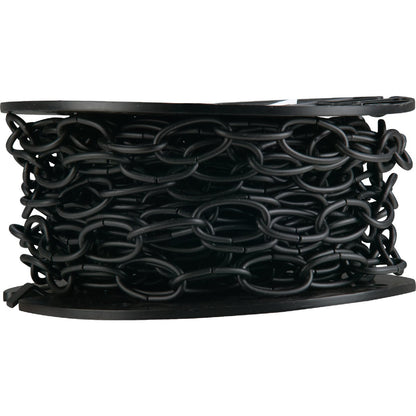 Campbell #10 40 Ft. Black Poly-Coated Metal Craft Chain