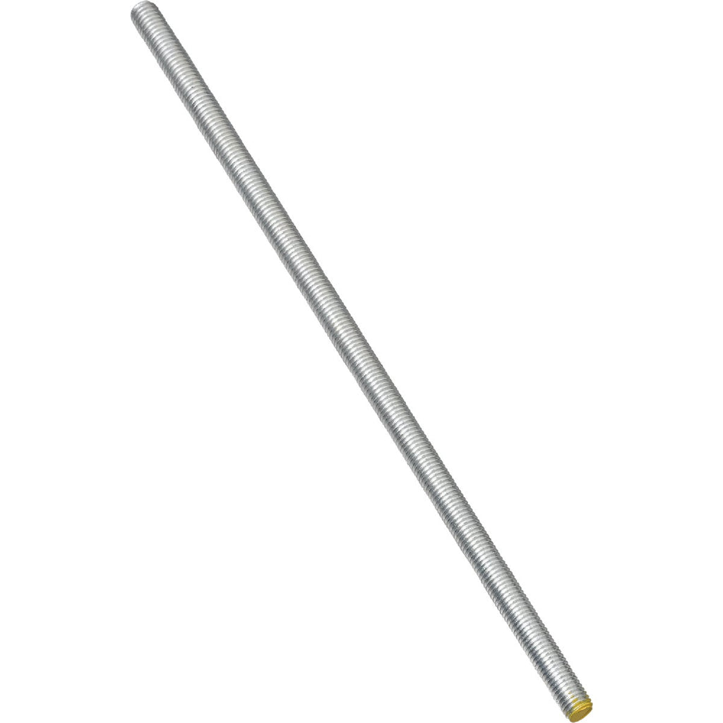 HILLMAN Steelworks 3/8 In. x 1 Ft. Steel Threaded Rod