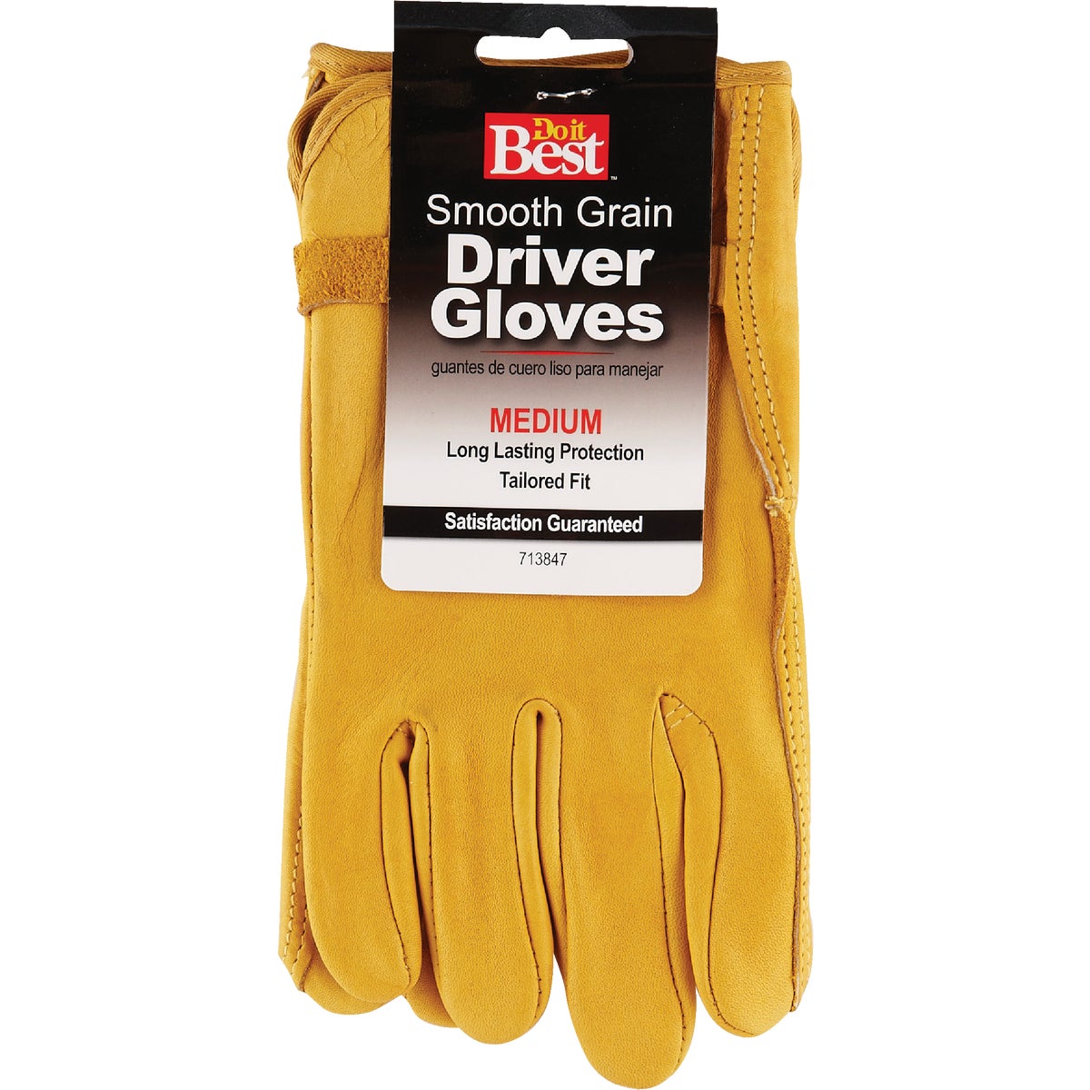 Do it Best Men's Medium Leather Driver Glove