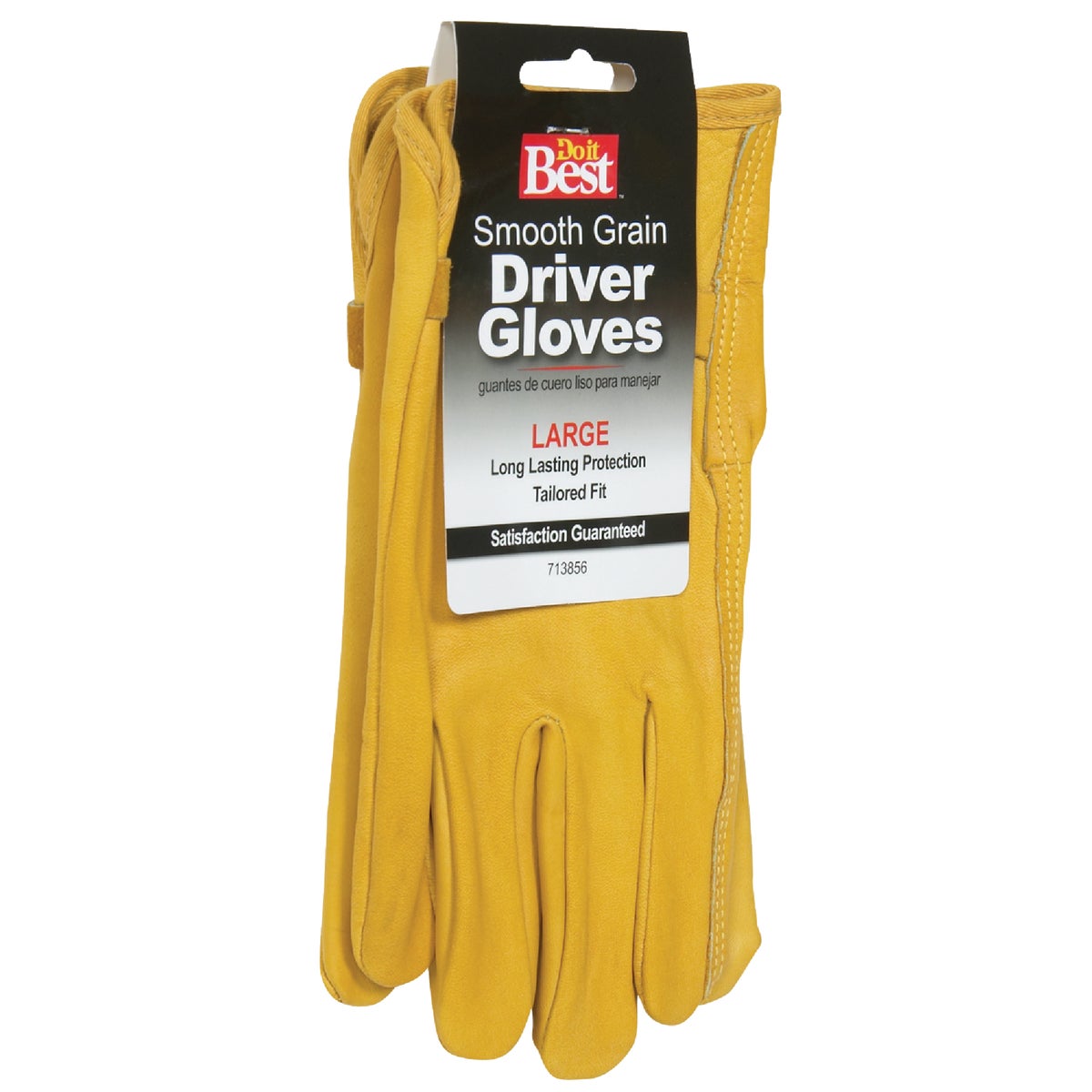 Do it Best Men's Large Leather Driver Glove