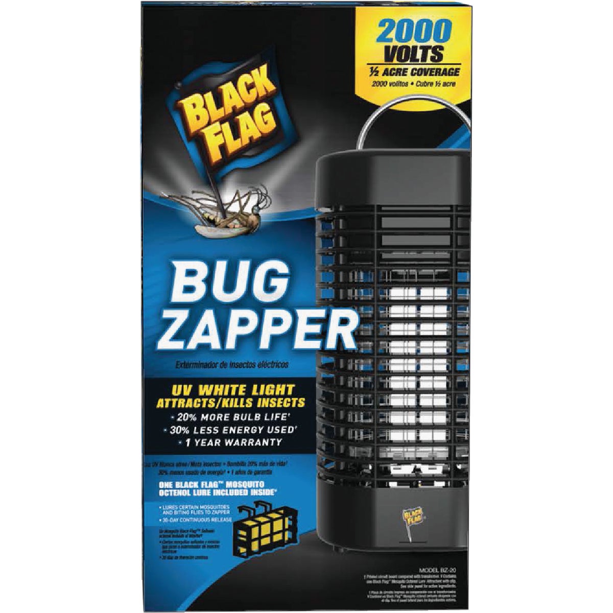 Black Flag 1/2-Acre 2000V Bug Zapper