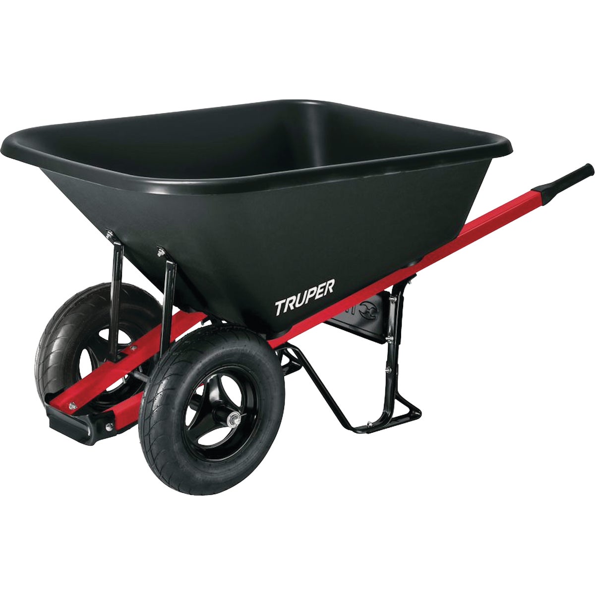 Truper 8 Cu. Ft. Poly Wheelbarrow