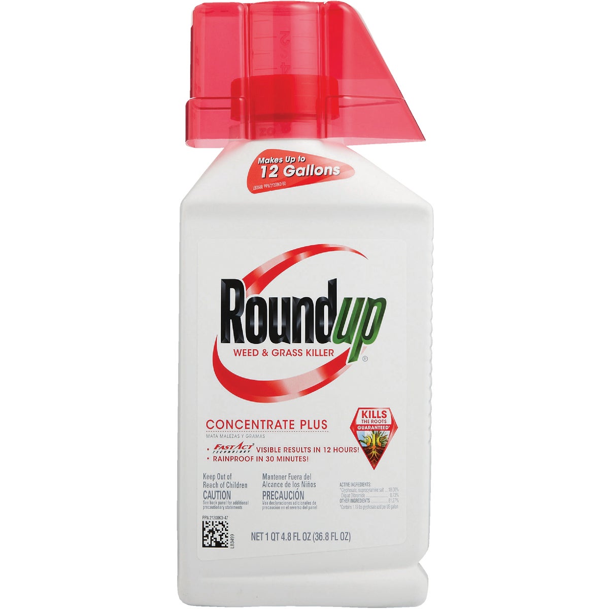 Roundup 36.8 Oz. Concentrate Plus Weed & Grass Killer