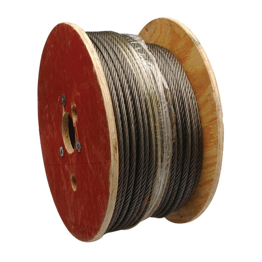 Campbell 3/8 In. x 250 Ft. Fiber Core Wire Cable