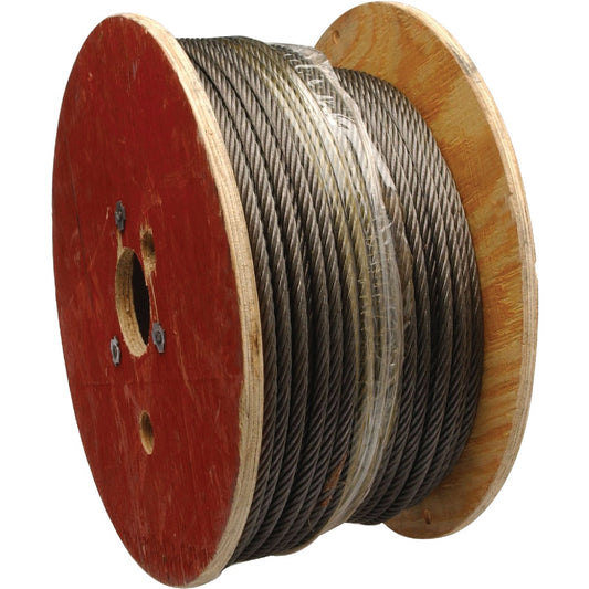 Campbell 1/4 In. x 500 Ft. Fiber Core Wire Cable